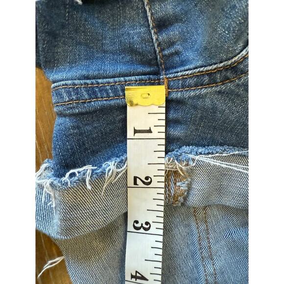 MADEWELL High Rise Denim Shorts Women size 23 - Picture 8 of 8